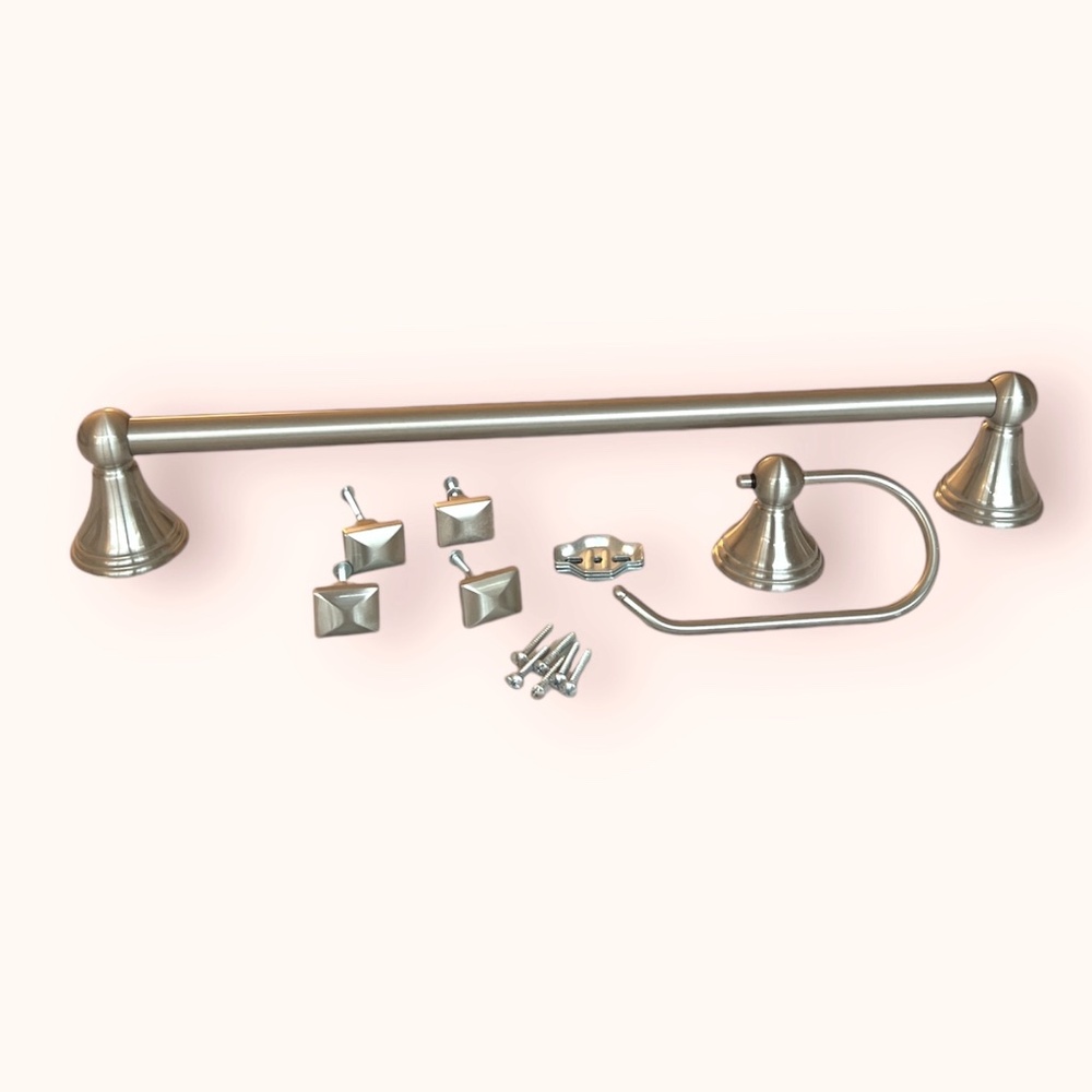 GUC Beautiful Brushed Nickel Bathroom Accessories